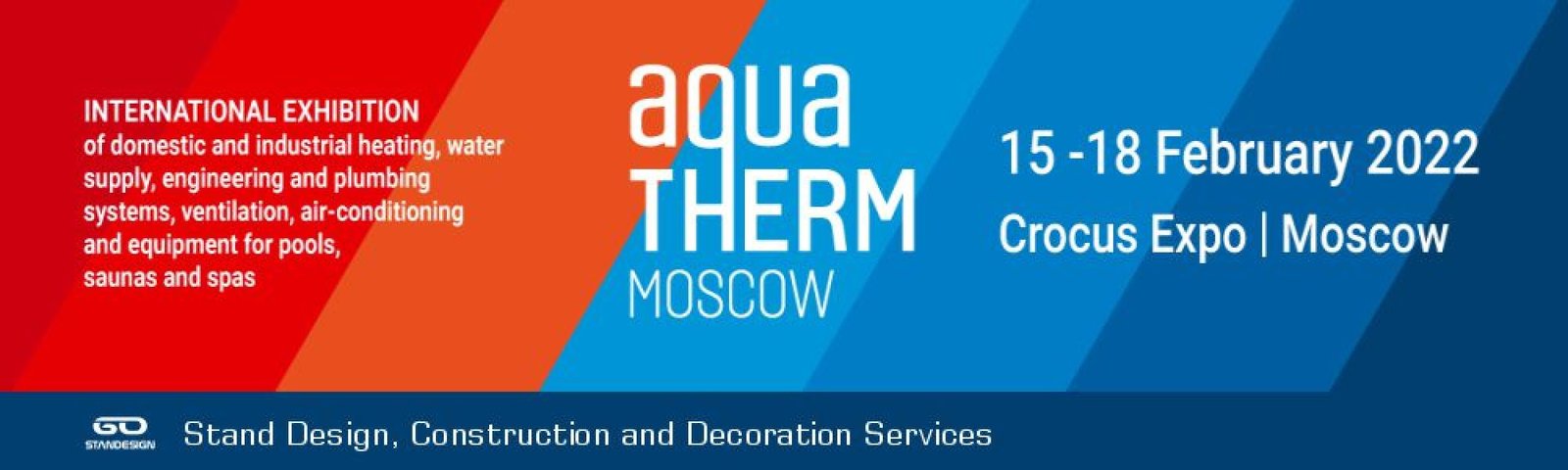 Aquatherm 2022 Exhibition Stand Services, Construction